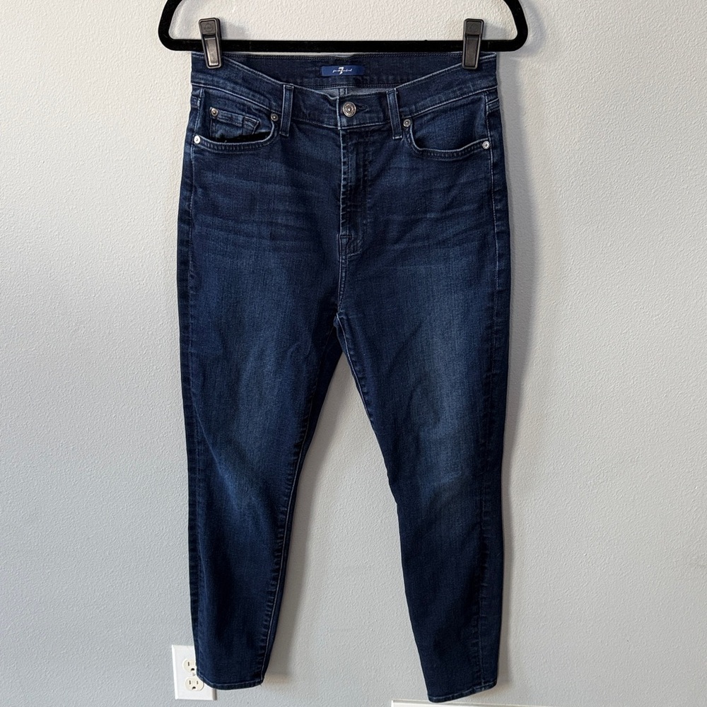 7 For All Mankind Indigo Skinny Jeans